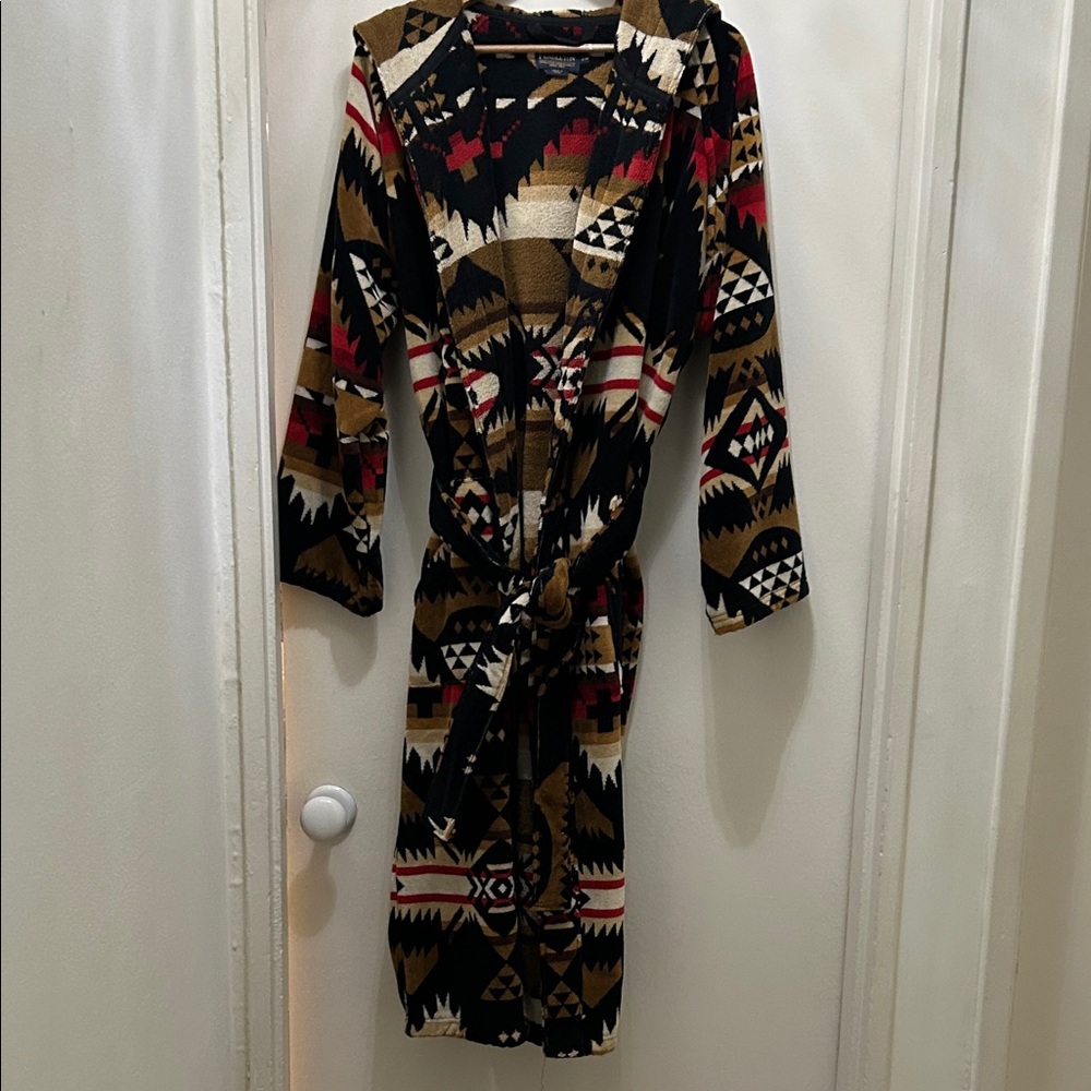 Pendleton Nehalem Cotton Velour Bathrobe NWOT - Picture 4 of 11